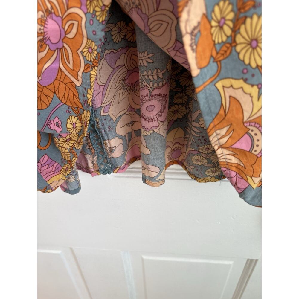Rusttydustty 2XL Dress Floral Boho Cottagecore Retro Vacation Hippie Chic Whimsy - Picture 10 of 11